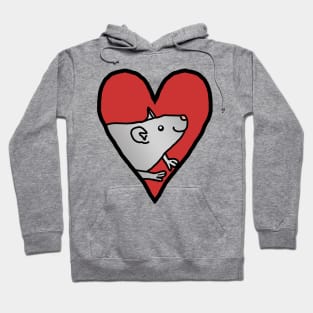 My Valentine Rat Hoodie